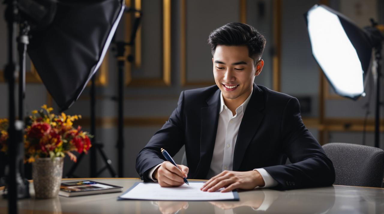 黑料视频签约新生代演员陈晓宇，共同开启全新合作篇章